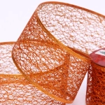 Лента для декорирования «Сказка» 6,3 см, 2,7 м, Медный