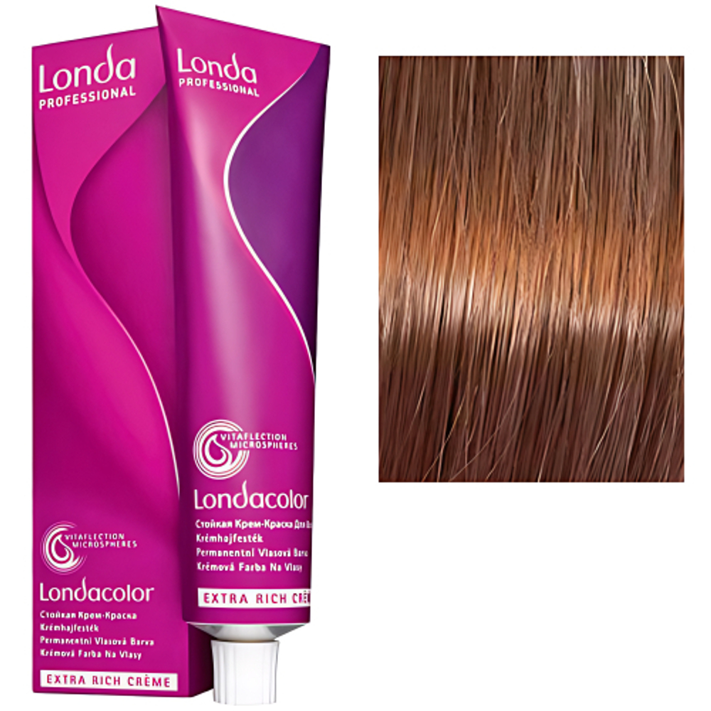 Londa Professional Стойкая крем-краска дл волос, 7/7 блонд коричневый, 60 мл