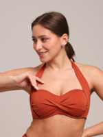 Купальный лиф бандо поролоновая чашка на каркасах ZE:BRA_911024