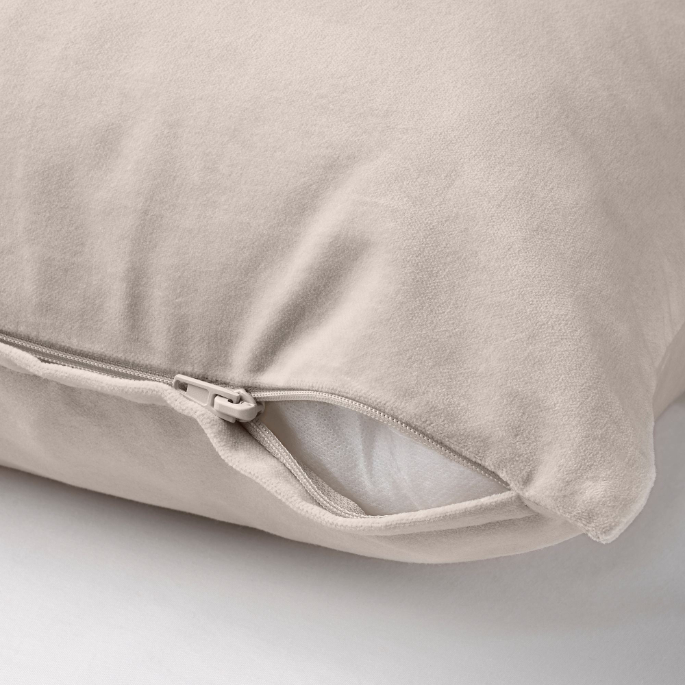 Чехол на подушку IKEA SANELA (САНЕЛА), Светло-бежевый, 40x58 см