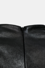 ПЛАТЬЕ МИДИ ИЗ ИСКУССТВЕННОЙ КОЖИ — ZARA