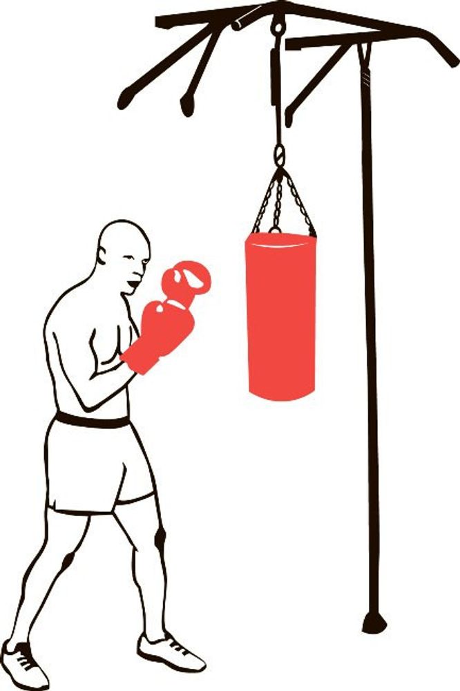 Турник 3 в 1 складной Workout цв. белый