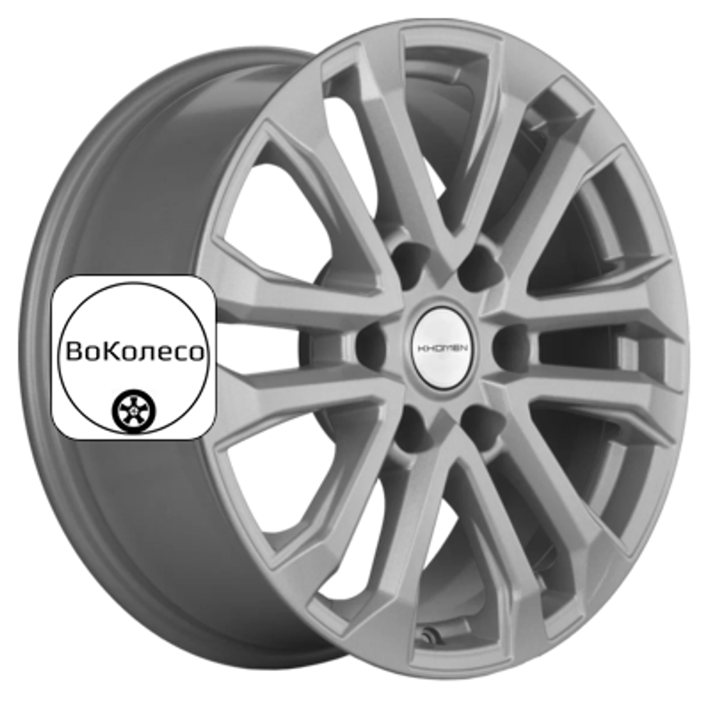 7,5x18/6x139,7 ET25 D106,1 KHW1805 (LC Prado) F-Silver Khomen Wheels