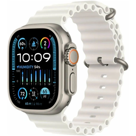 Умные часы Apple Watch Ultra 2 49 мм Titanium Case GPS + Cellular, White Ocean Band