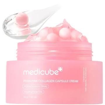 MEDICUBE Капсульный крем с коллагеном и ПДРН PDRN Pink Collagen Capsule Cream