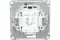 Выключатель Systeme Electric ATLASDESIGN 1-клавишный с индикатором проходной карбон 39133