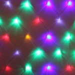 Гирлянда для улицы СЕТКА «Мерцание» ш2,0* в1,5 м 192 ламп LED, прозр.пров,1 реж.,IP-54, Мультицвет (возможность соединения)