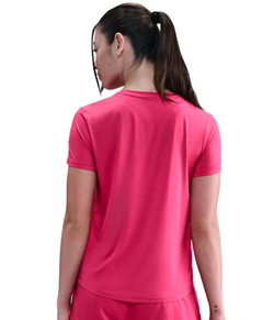 Женская теннисная футболка Nike One Classic Dri-Fit - rush pink/white