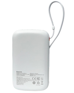 Powerbank Baseus Qpow Pro Digital Display 10000mAh 20W 1USB/1C/кабель Lightning (PPQD020002) белый