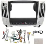 Магнитола для Toyota Harrier XU30 2003-2013, Lexus RX 2003-2009 (ШГУ цветной, рамка наверх тип 2) - FarCar S500-TS20 монитор 9.5" 2K QLED на Android 14, Быстрейшая, CarPlay, 4G SIM-слот