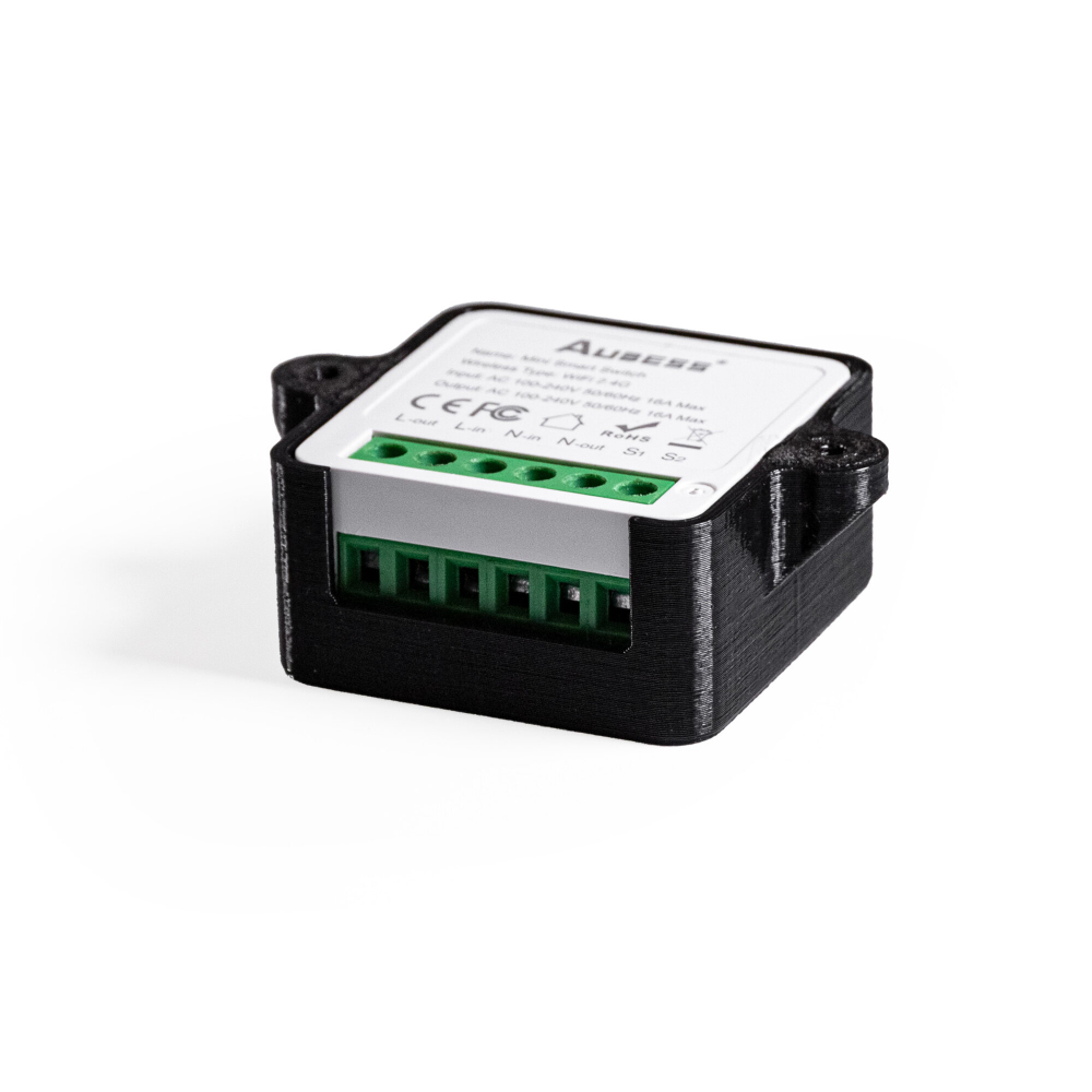 Крепление реле Aubess mini SMART switch на стену, чёрное