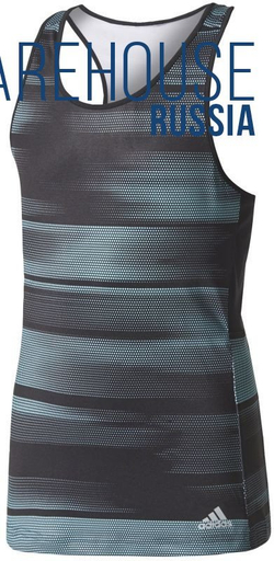 Футболка для девочки теннисная Adidas Girls Advantage Trend Tank - черный