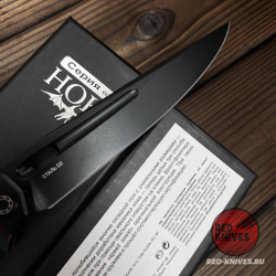 Складной нож НОКС Аватар М Red-Black 334-709404 на подшипниках c клинком из стали D2, рукоять G10