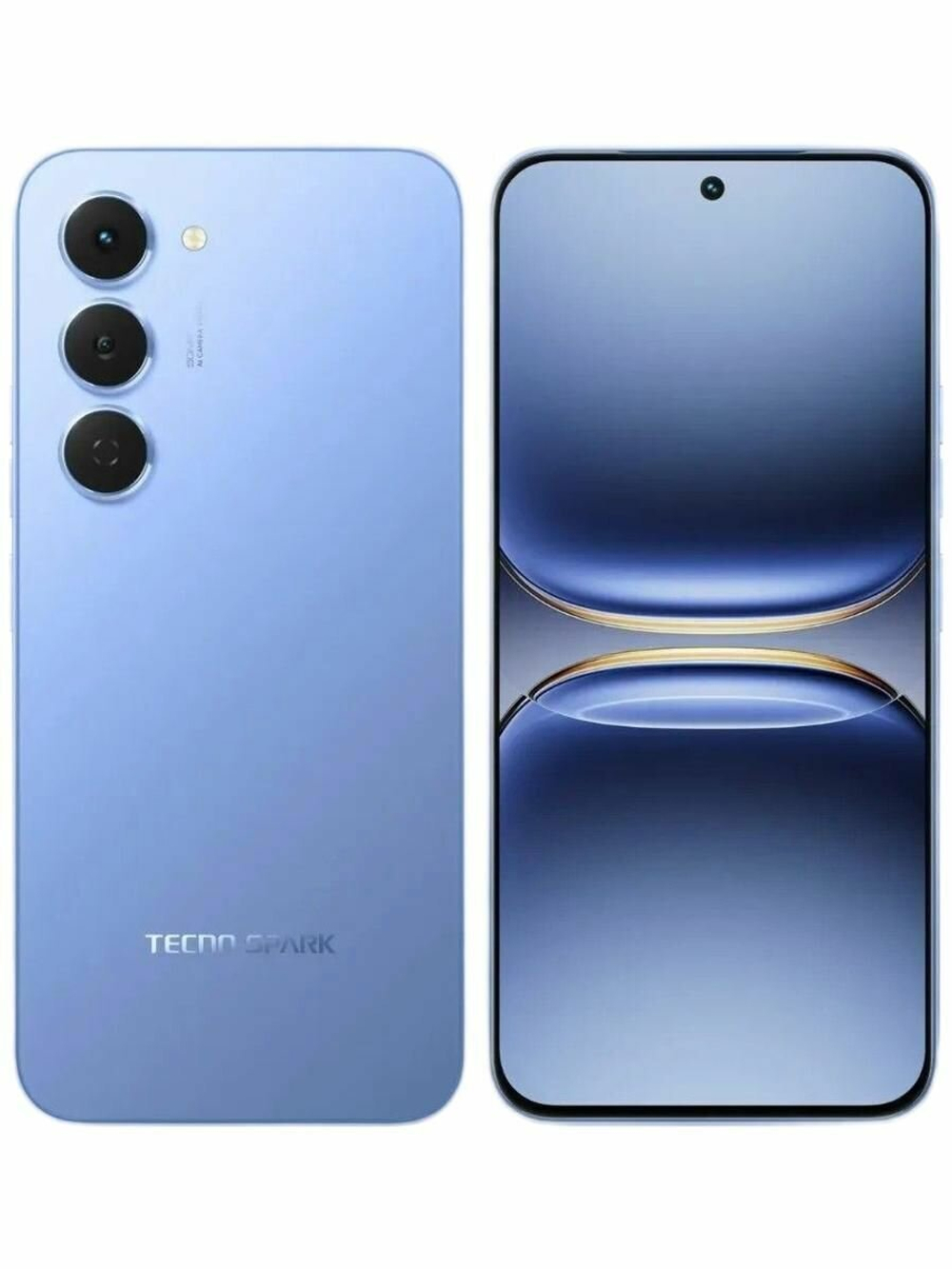 Смартфон TECNO SPARK 40 Pro 8/128Gb, Ростест(ЕАС), Lake Blue