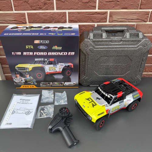 Шорткорс FMS 1:18 FSC18 Ford Bronco EB RTR Бесколлекторный