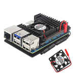 Металлический корпус для Orange Pi 3B с вентилятором