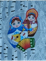 Полотенце кухонное "Матрешка" (набор 3шт)