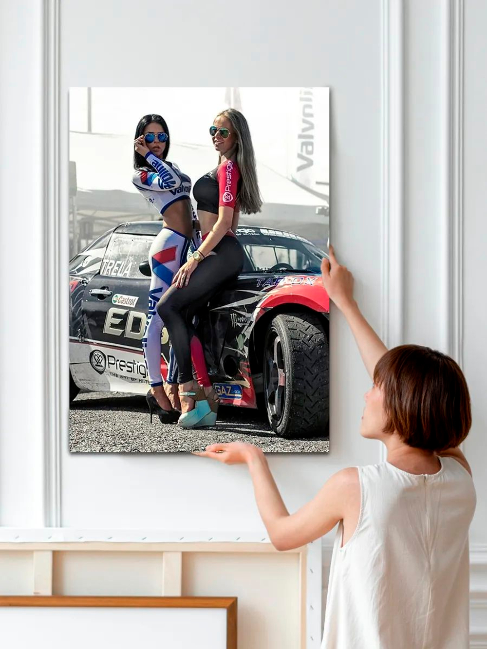 Картина "Nissan GT-R", модульная 50х70см 1шт.