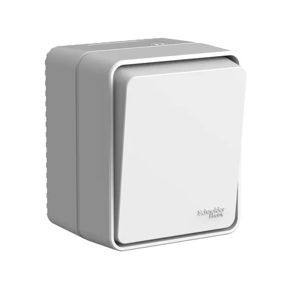 Выключатель кнопочный одноклавишный IP54 Systeme Electric AtlasDesign Profi54 Серый ATN543015