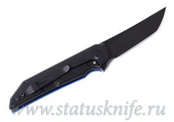 Нож Hoback Radford Titanium Juma Blue Snake CPM20CV DLC BWфотография - 4