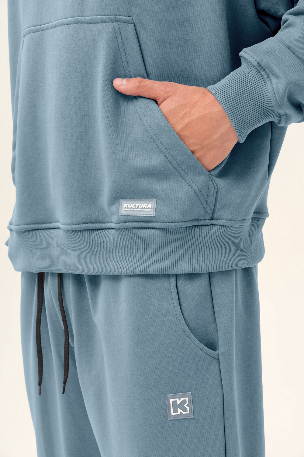 Худи KUL'TURA Oversize "Basic" Блюстоун