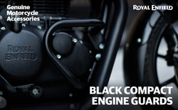 Дуги безопасности Royal Enfield, черного цвета, арт. KXA00128