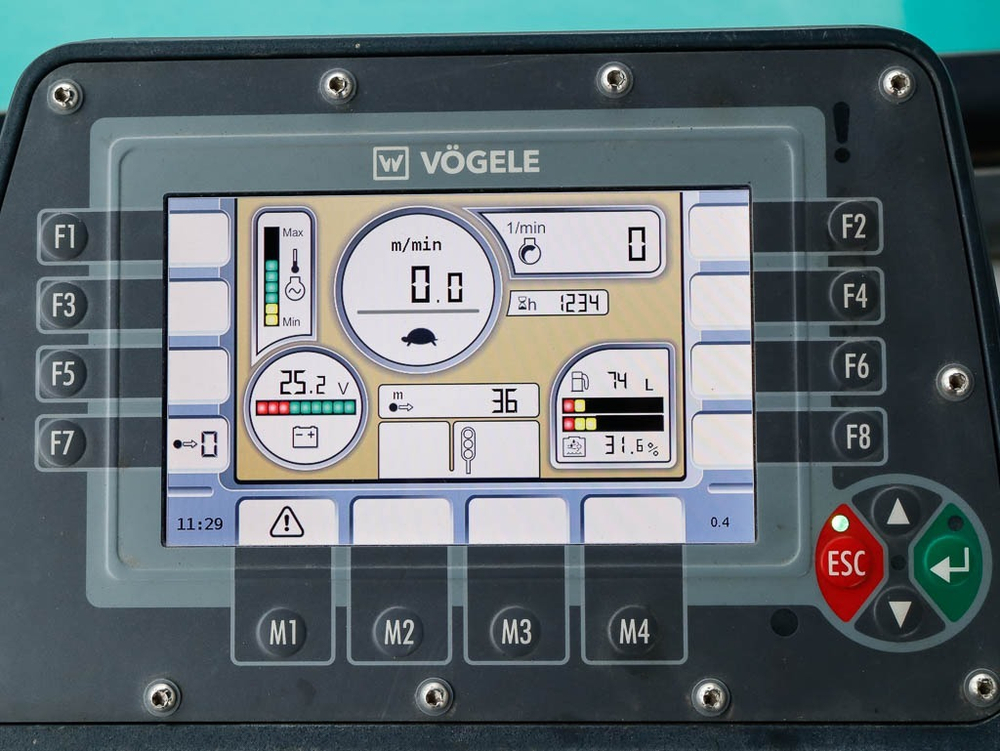 Асфальтоукладчик Vogele SUPER 1800-3i, 2019 наработка 1 234 м/ч