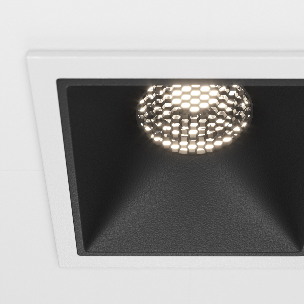 Встраиваемый светодиодный светильник Maytoni Alfa LED DL043-01-10W4K-SQ-WB