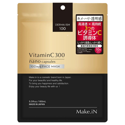Make.iN Маска для лица с витамином С300 на 10 дней Мейк.иН-VitaminC300 10 Days Face Mask, 10 шт.