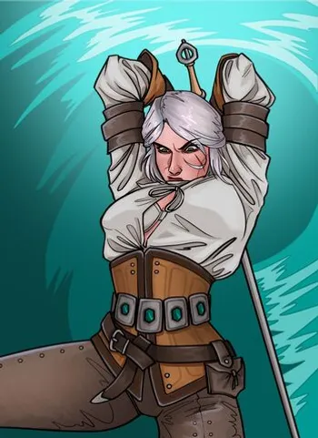 Открытка «Witcher: Ciri»