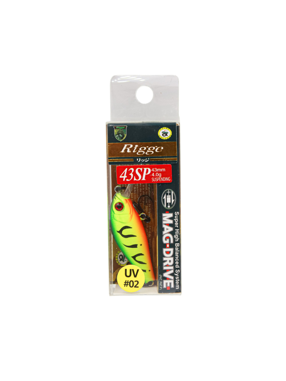 Воблер Минноу Rigge 43SP 43 мм 4 г цвет 02 Hot Tiger