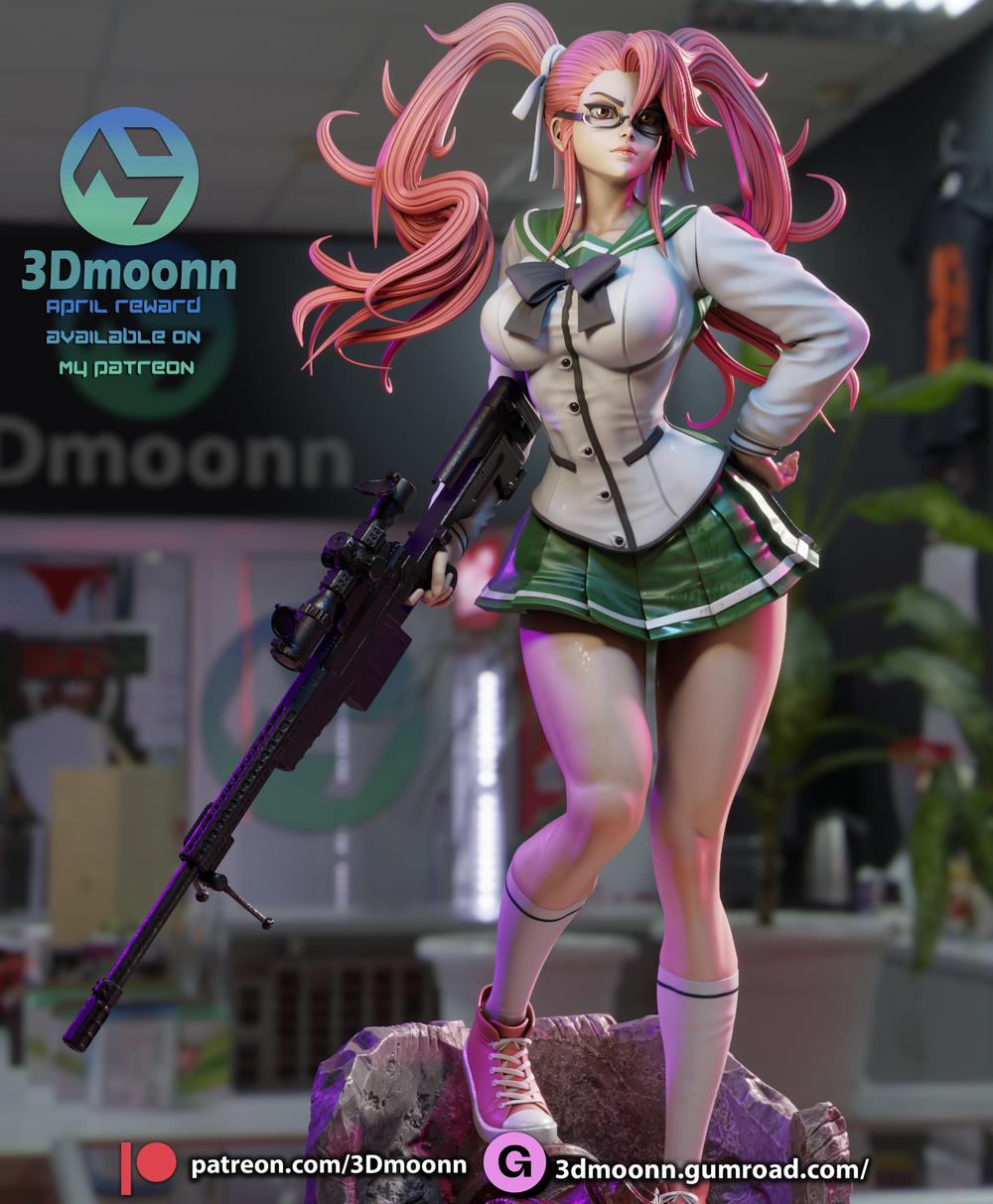 Сая Такаги Школа мертвецов Highschool of the Dead - Saya Takagi hotd Фигурка