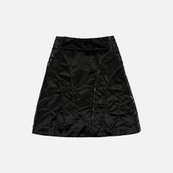BLACK NYLON SKIRT
