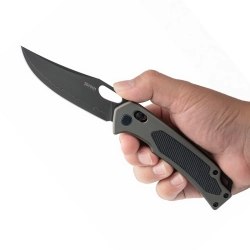 Нож складной SRM 9203-AK2 Retriever Black (140Cr Laminated, Grey Aluminum/Black G10)