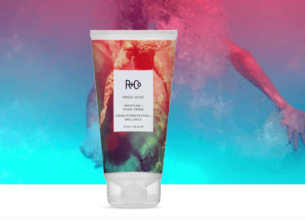 R+Co HIGH DIVE Moisture + Shine Сreme/ГЛУБОКОЕ ПОГРУЖЕНИЕ увлажняющий крем для блеска, 147мл