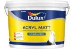 Краска для стен и потолков латексная Dulux Acryl Matt глубокоматовая база BW 9 л
