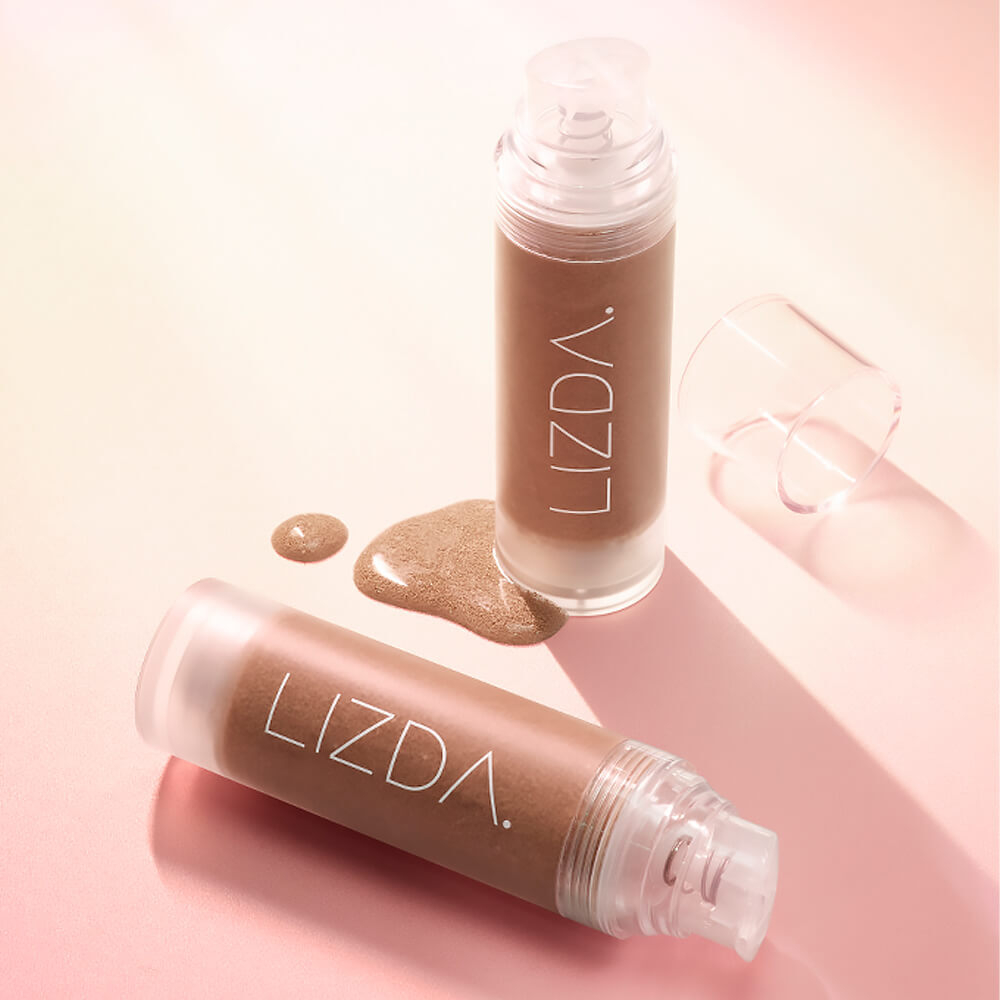Лёгкая тональная основа с 3 видами гиалуроновой кислоты Lizda Zero Fit Cover Capsule Foundation — 22 Light Beige