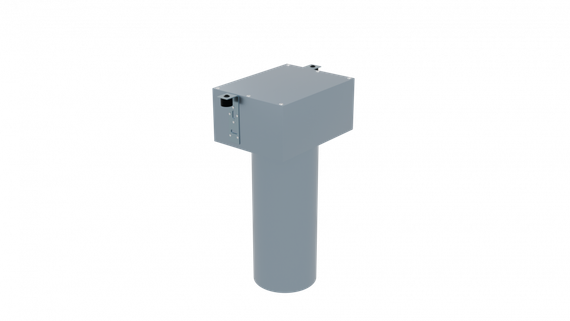 Flexag PCP-125/75x2 пленум вентиляционный потолочный, D125, на 2 выxода, L=300 мм