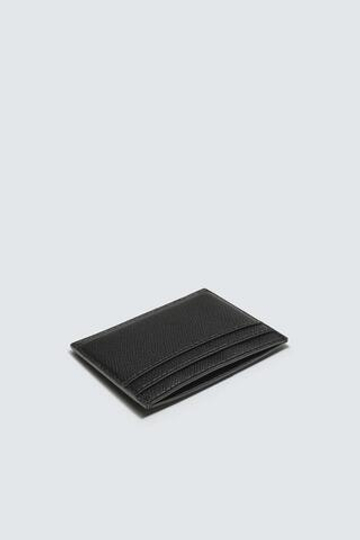 ZARA ВИЗИТНИЦА С РЕЛЬЕФНЫМ УЗОРОМ, ЧЕРНЫЙ