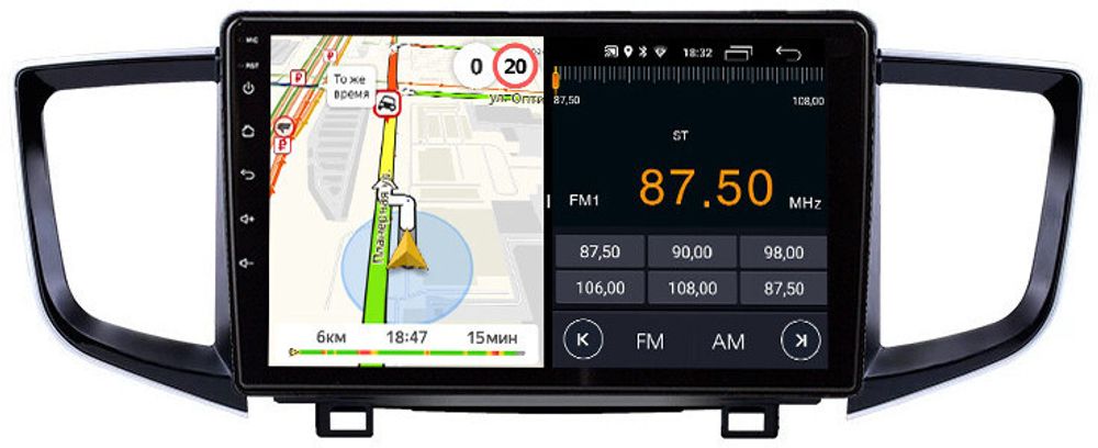 Магнитола для Honda Pilot 2015-2023 - Parafar PF414FHD на Android 13, CarPlay, 4G SIM-слот