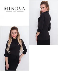 Блуза 1043-черный Minova
