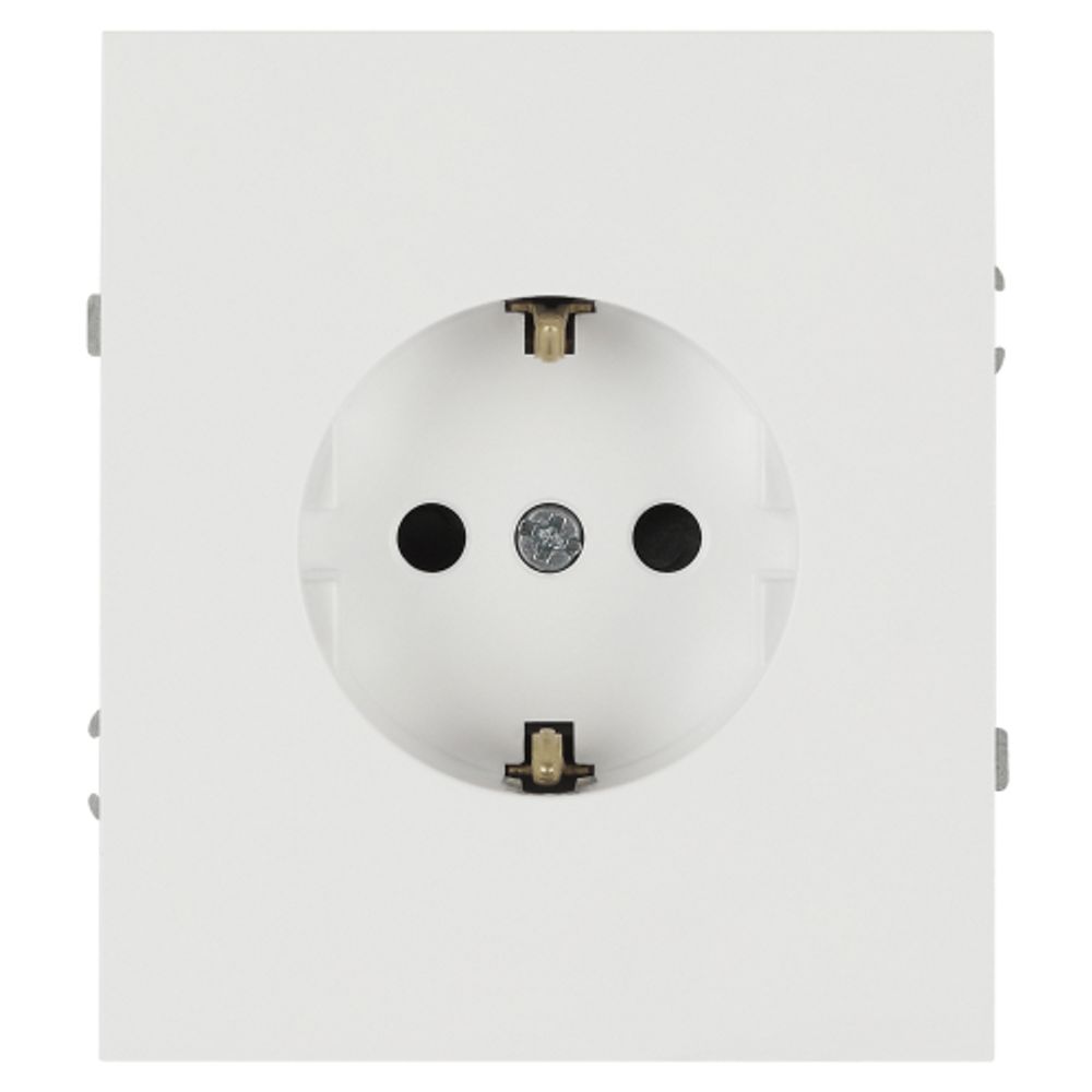 Розетка ЭРА Arktik 16-2101-01 с заземлением 2P+E Schuko 16А-250В белый | Эра Arktik