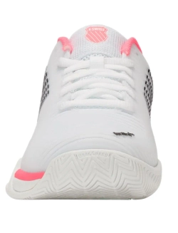 Женские теннисные кроссовки K-Swiss Hypercourt Express 2 - white/neon pastel pink/black