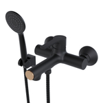 Смеситель для ванны 35k MIXLINE МЛ23-01(ML23-01) "Раунд"  ЧЕРНЫЙ