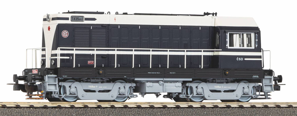 Тепловоз T435 ČSD III Синий