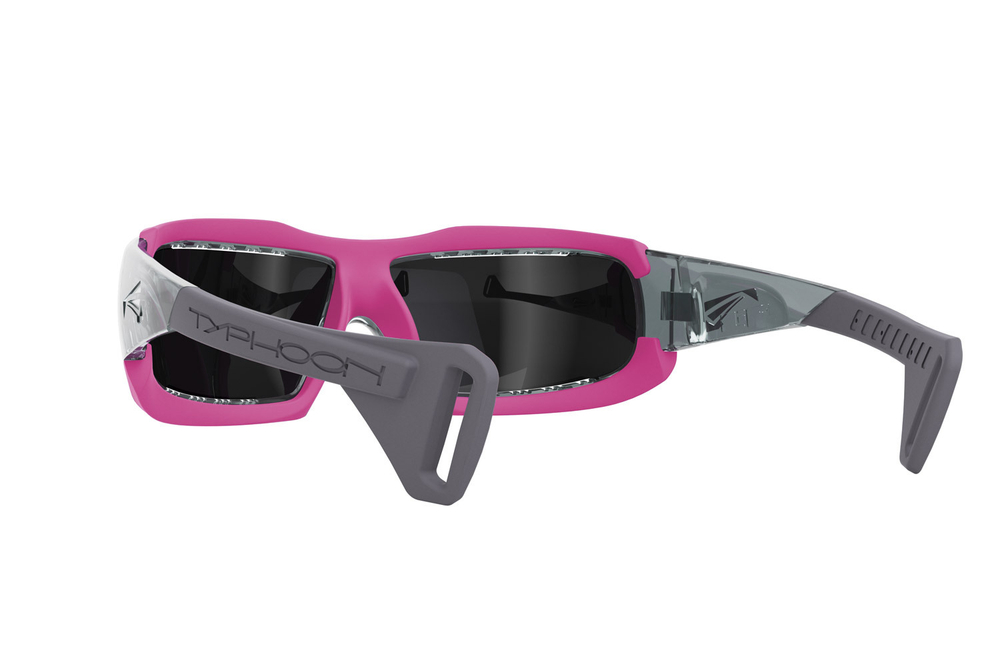 Спортивные очки LiP Typhoon / Gloss Trans. Grey / Pink / Zeiss/ PA Polarized / Tri-Pel Methane Smoke