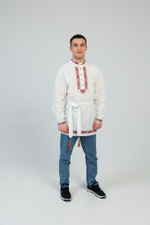 Рубашка мужская с поясом