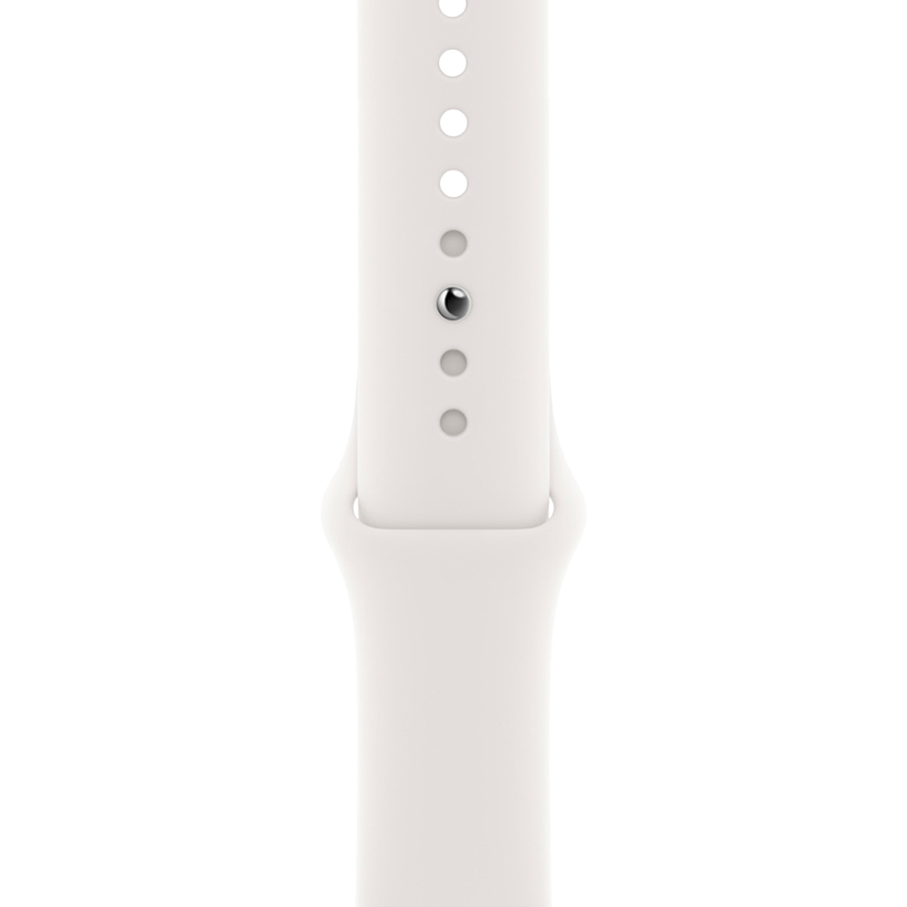 Умные часы Apple Watch Series 8 GPS, 41mm, Aluminium Case with Sport Band S/M, Silver (Серебристый)