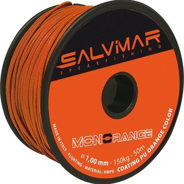 Линь Salvimar Monoorange ø1,8 мм 310 кг 1 метр (катушка 50 м)