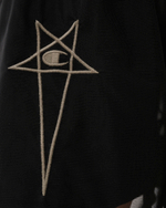 RICK OWENS X CHAMPION ШОРТЫ ЧЕРНЫЕ DOLPHIN